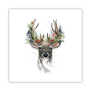 Affiche - Poster - En robe de fête - 40x40 cm