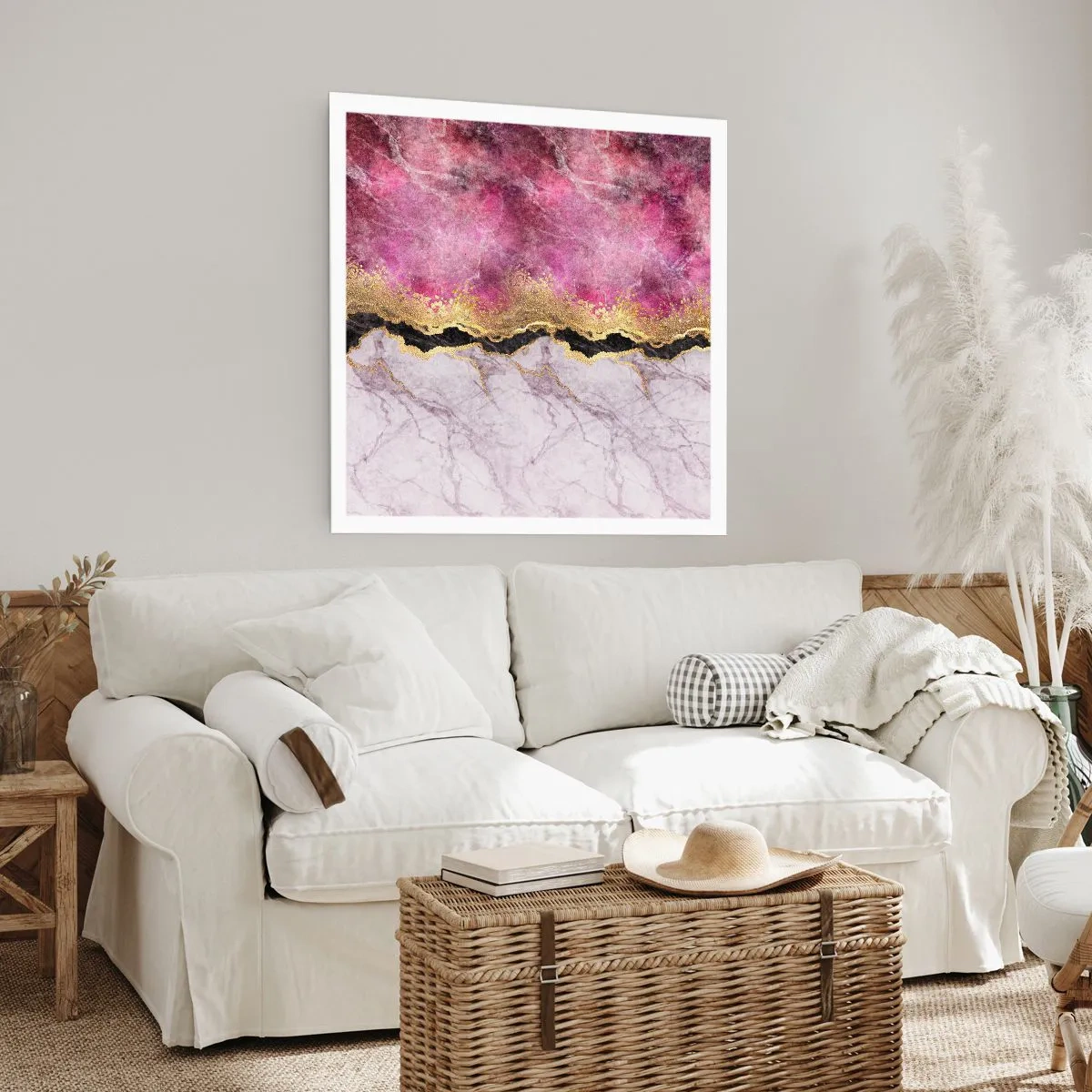 Affiche - Poster - À la frontière - 40x40 cm