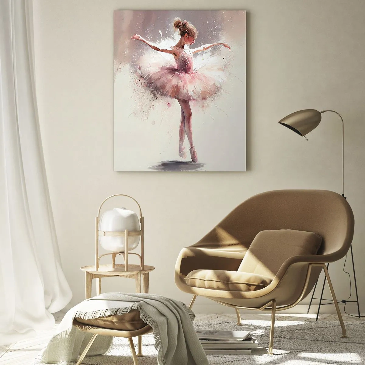 Impression sur verre - Image sur verre - Comme un jeune oiseau - 70x100 cm