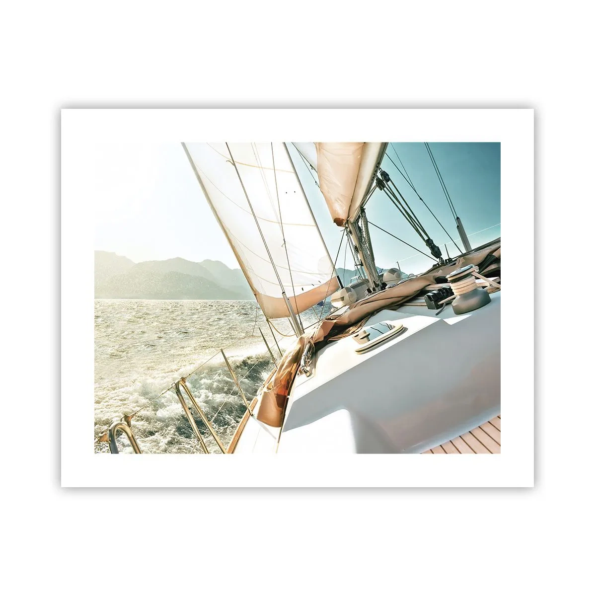Affiche - Poster - Toutes voiles dehors - 50x40 cm