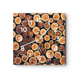 Horloge murale - Pendule murale - Quel âge je semble avoir ? - 40x40 cm