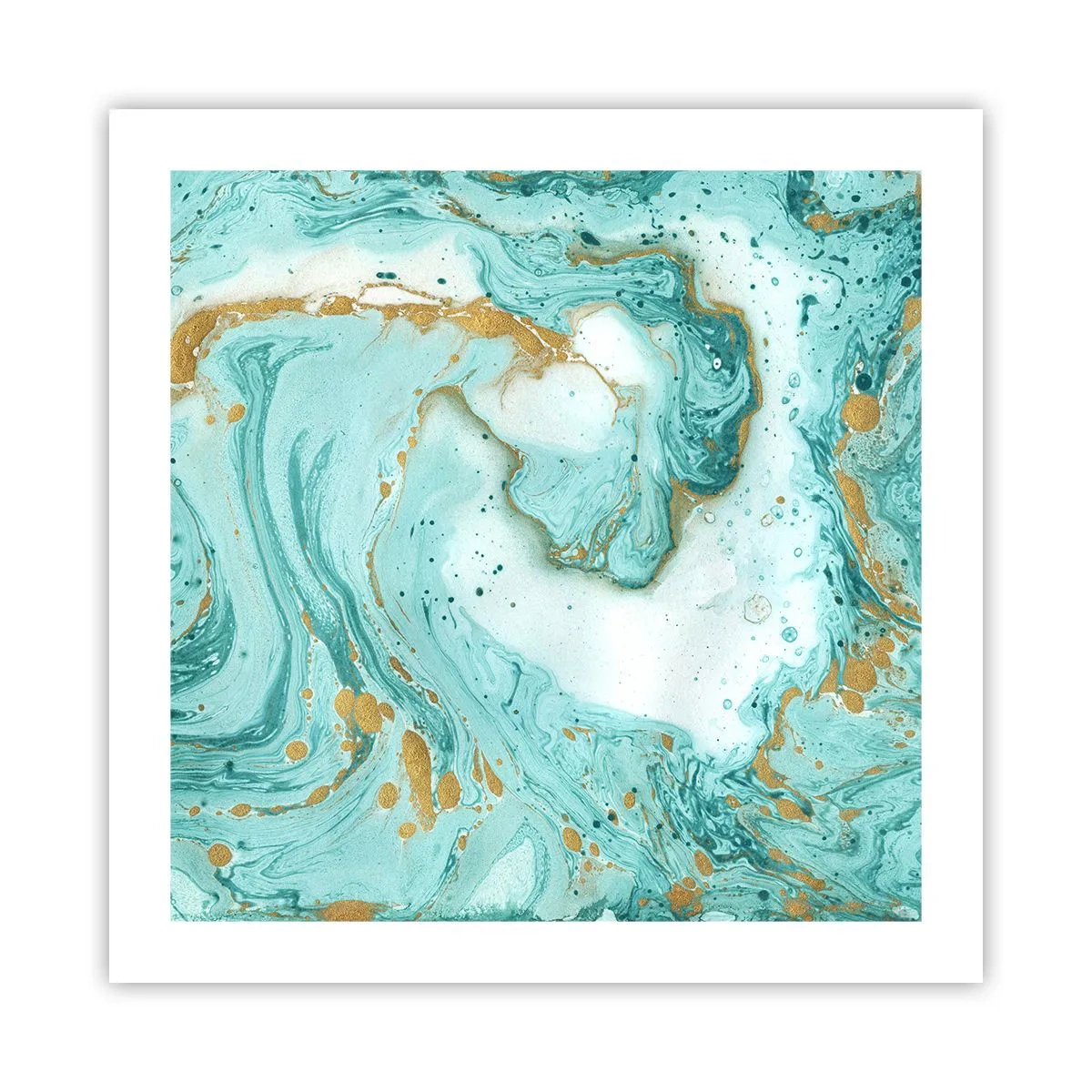 Affiche - Poster - Sous la grande vague de l'ère Edo - 50x50 cm