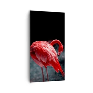 Impression sur toile - Image sur toile - Poème cramoisi de la nature - 65x120 cm