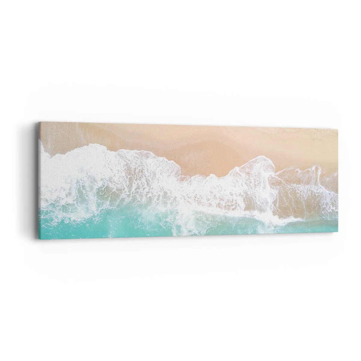 Impression sur toile - Image sur toile - Caresse de l'océan - 90x30 cm