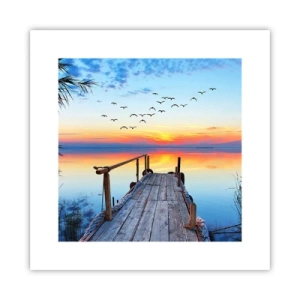 Affiche - Poster - Il est temps de rentrer... - 30x30 cm