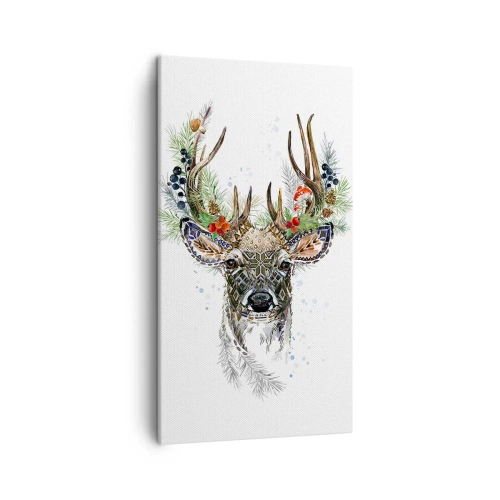 Impression sur toile - Image sur toile - En robe de fête - 45x80 cm