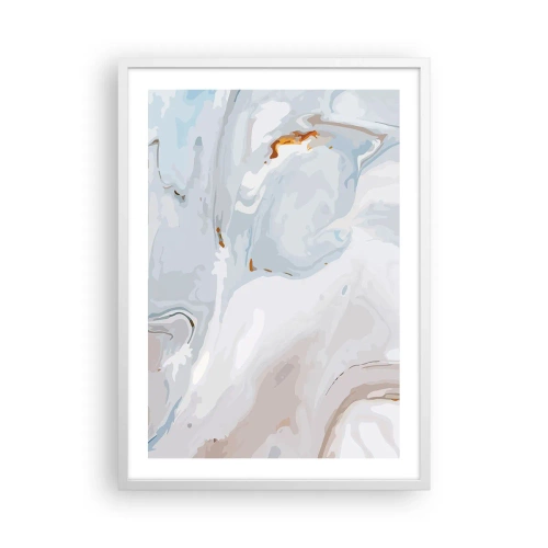 Affiche dans un cadre blanc - Poster - Blanc surélevé - 50x70 cm