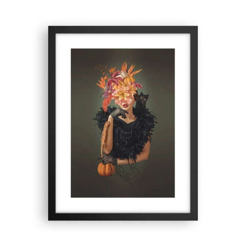 Affiche dans un cadre noir - Poster - Sort de sorcière - 30x40 cm