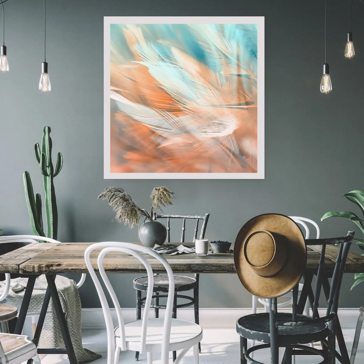 Affiche - Poster - Au pays de la douceur - 50x50 cm