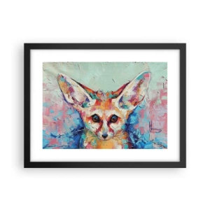 Affiche dans un cadre noir - Poster - Etes-vous prêts pour moi? - 40x30 cm