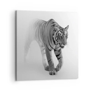 Impression sur toile - Image sur toile - Accroupi dans le brouillard - 60x60 cm