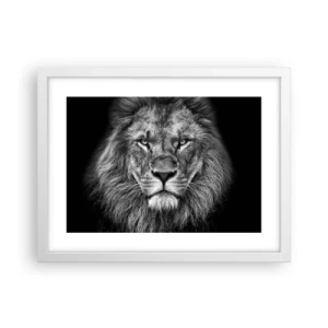 Affiche dans un cadre blanc - Poster - En vêtement de sacre - 40x30 cm