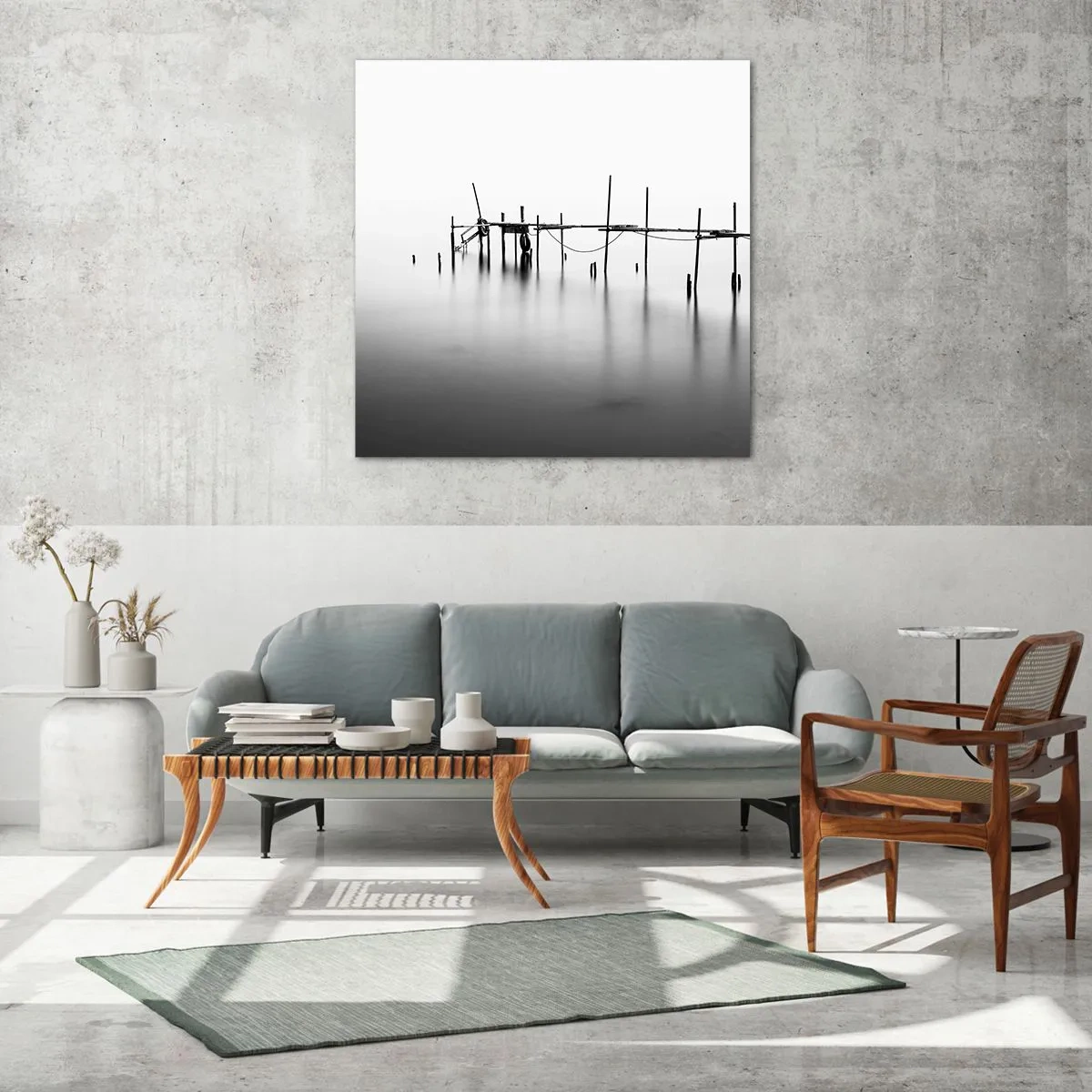 Impression sur verre - Image sur verre - Et s'il n'y avait pas de monde ? - 40x40 cm