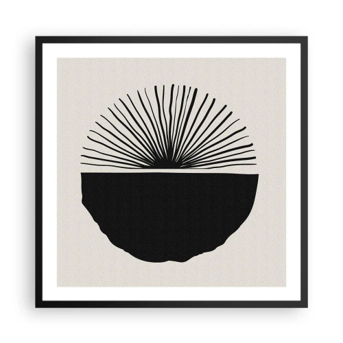 Affiche dans un cadre noir - Poster - Une gamme de possibilités - 60x60 cm