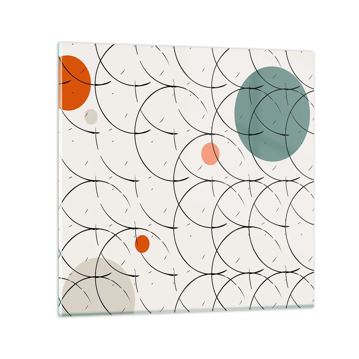 Impression sur verre - Image sur verre - Dans l'esprit pop art - 60x60 cm