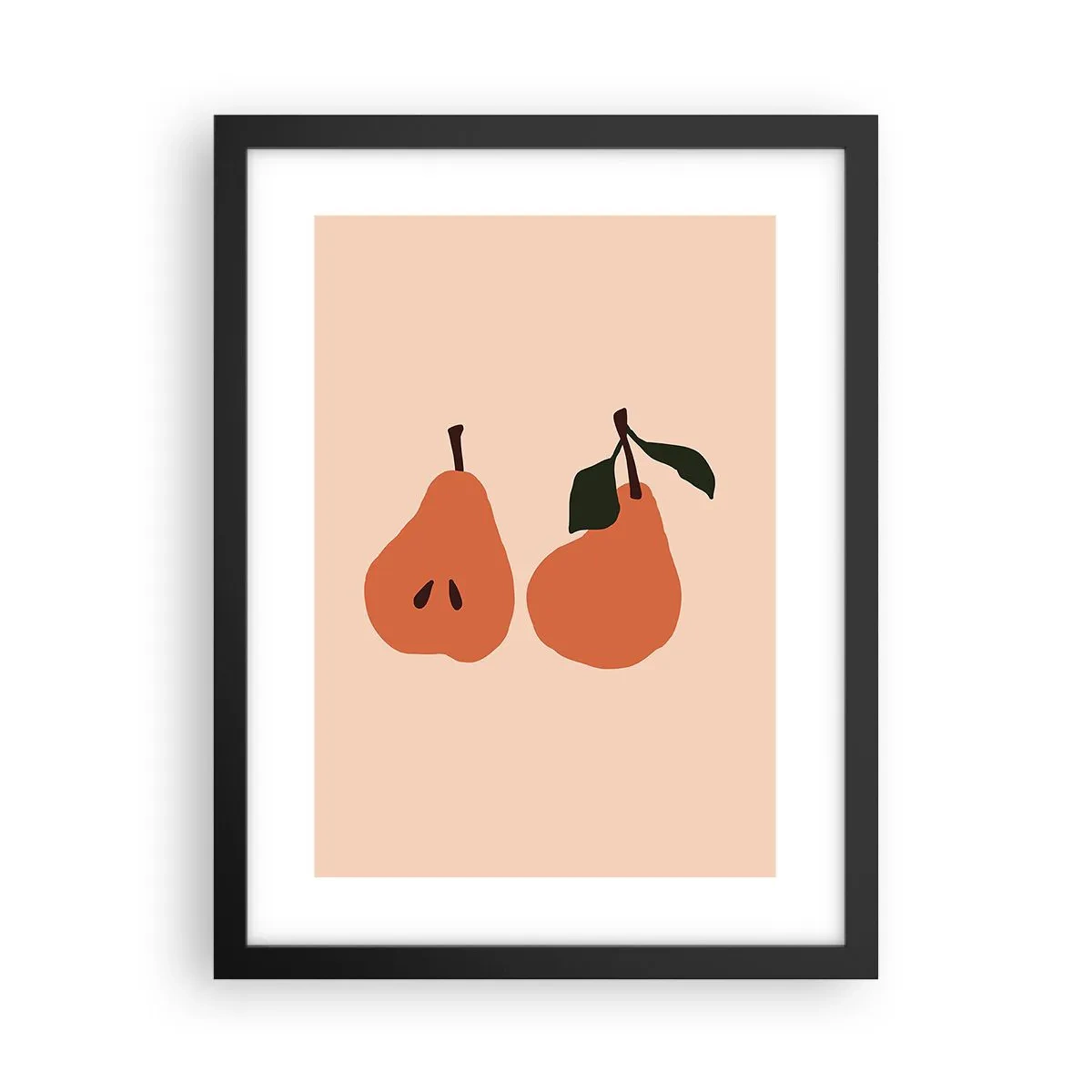 Affiche dans un cadre noir - Poster - La douceur elle-même - 30x40 cm