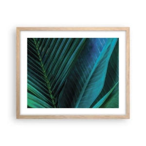 Affiche dans un chêne clair - Poster - L'anatomie du vert - 50x40 cm