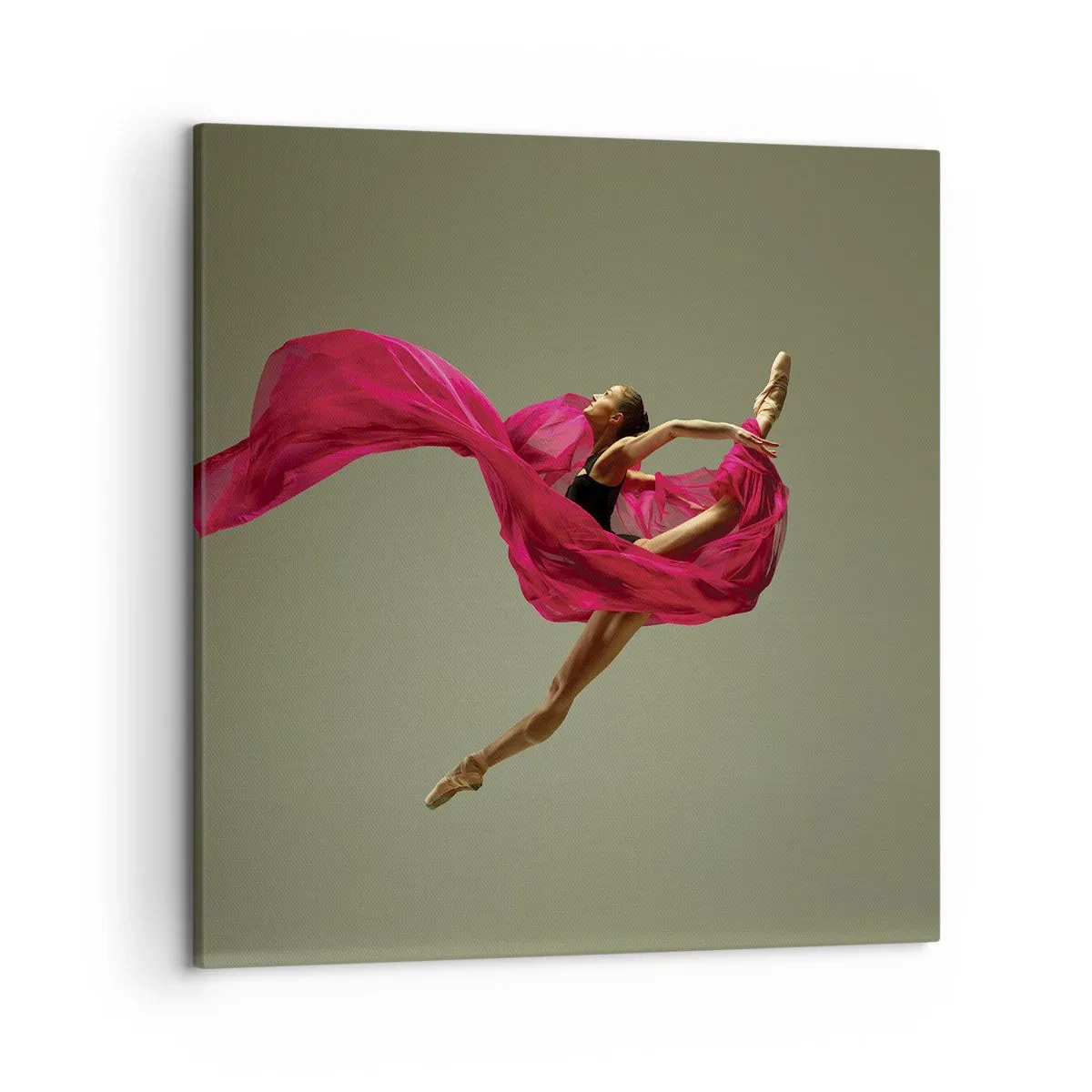 Impression sur toile - Image sur toile - Flamme dansante - 50x50 cm