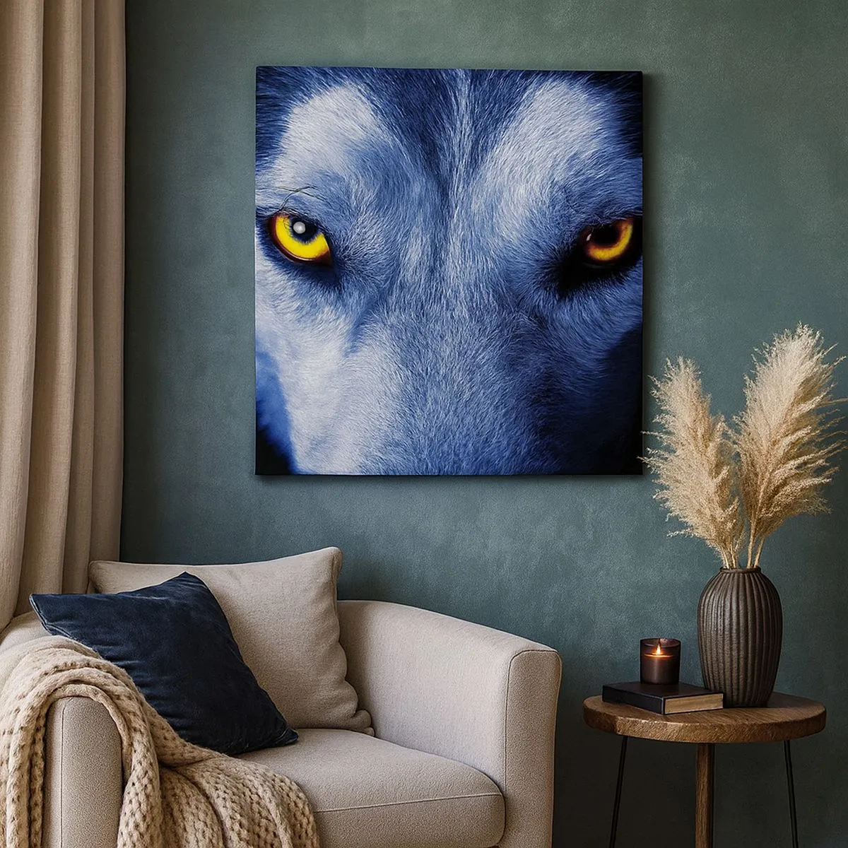 Impression sur toile - Image sur toile - Regars hypnotique - 30x30 cm