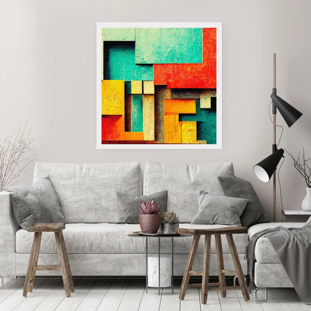 Affiche - Poster - Festival des angles droits - 30x30 cm