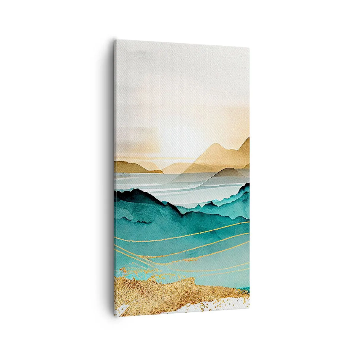 Impression sur toile - Image sur toile - Au frontière de l’abstraction – paysage - 55x100 cm