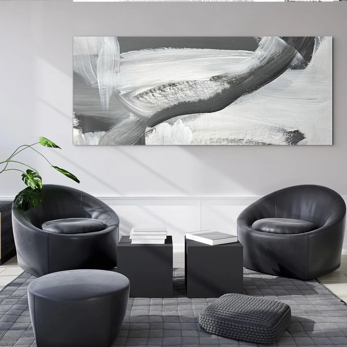 Impression sur verre - Image sur verre - Un geste décisif - 100x40 cm