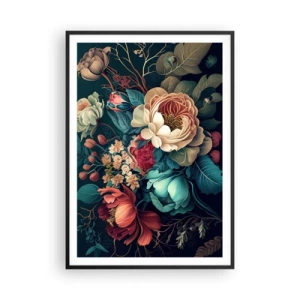 Affiche dans un cadre noir - Poster - le charme du 19ème siècle - 70x100 cm