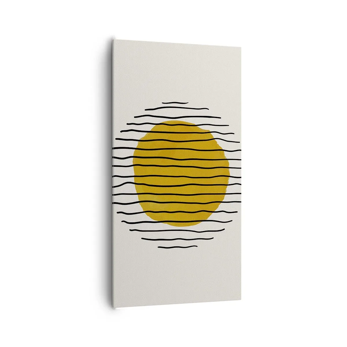 Impression sur toile - Image sur toile - Abstraction tremblante de chaleur - 65x120 cm