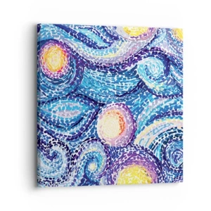 Impression sur toile - Image sur toile - D'après un tableau de van Gogh - 30x30 cm