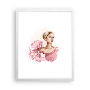 Affiche dans un cadre blanc - Poster - Comme peinte... - 40x50 cm