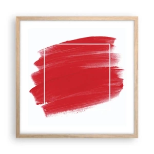 Affiche dans un chêne clair - Poster - En dehors du cadre - 50x50 cm