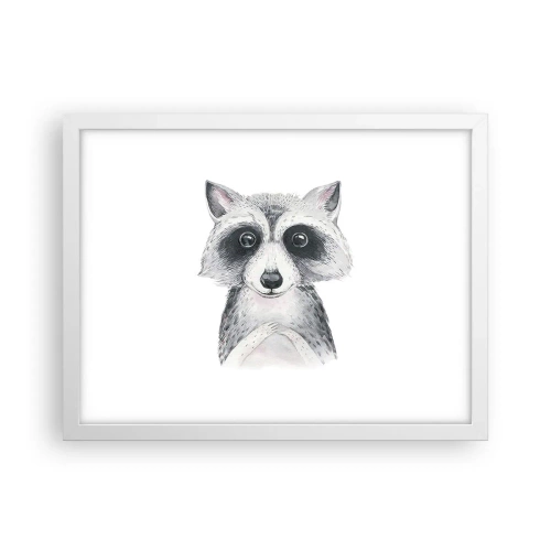 Affiche dans un cadre blanc - Poster - Un moment pour s'émouvoir - 40x30 cm