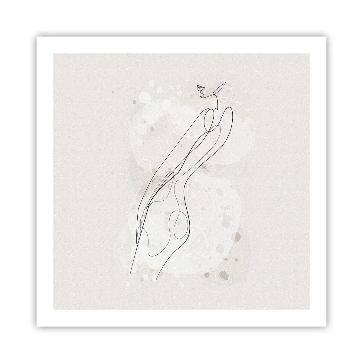 Affiche - Poster - Trompe l'oeil - 60x60 cm