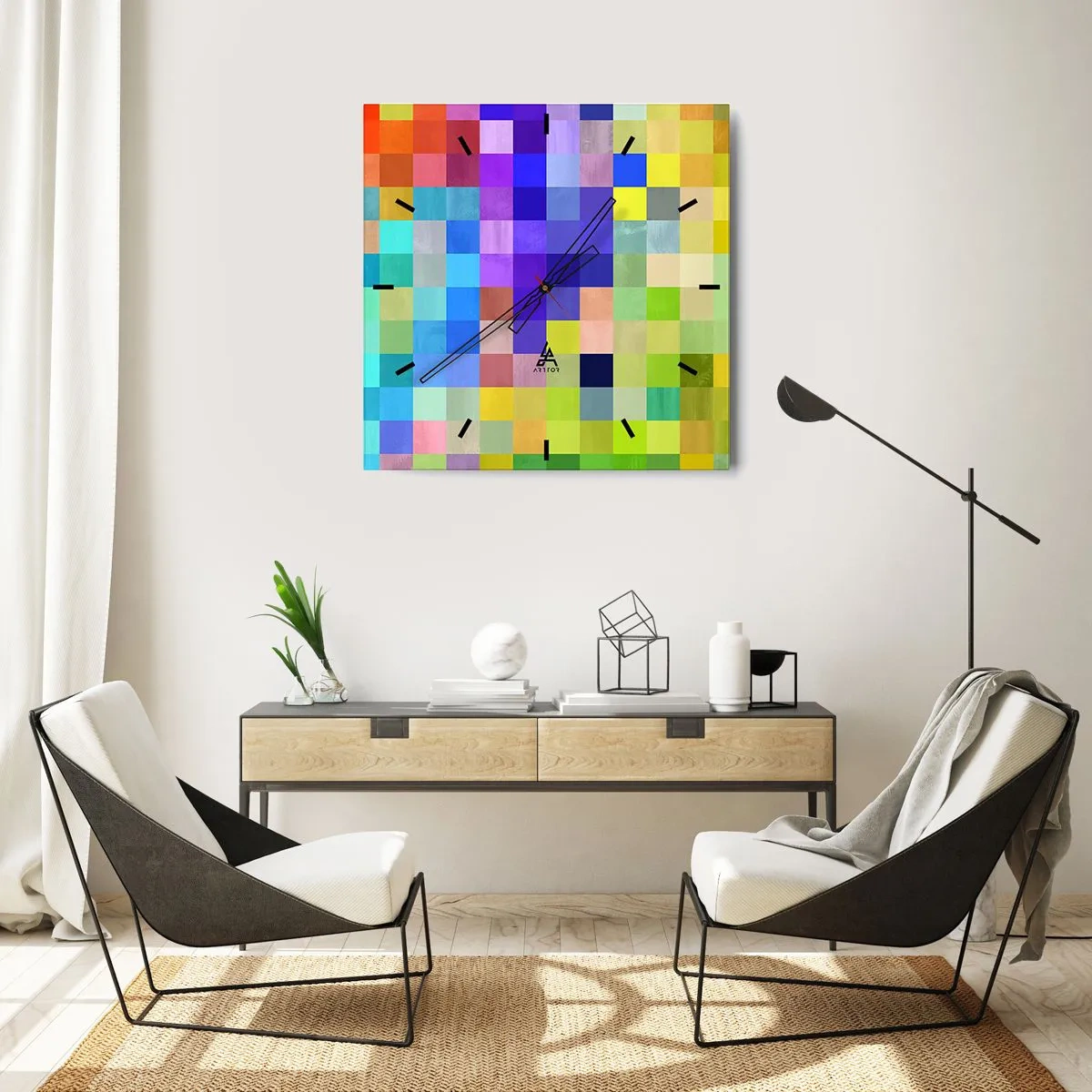 Horloge murale - Pendule murale - Tous différents, tous égaux - 30x30 cm