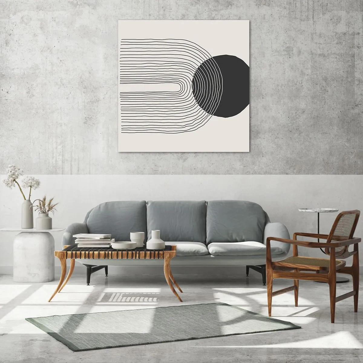 Impression sur verre - Image sur verre - Tremblement et confiance - 60x60 cm