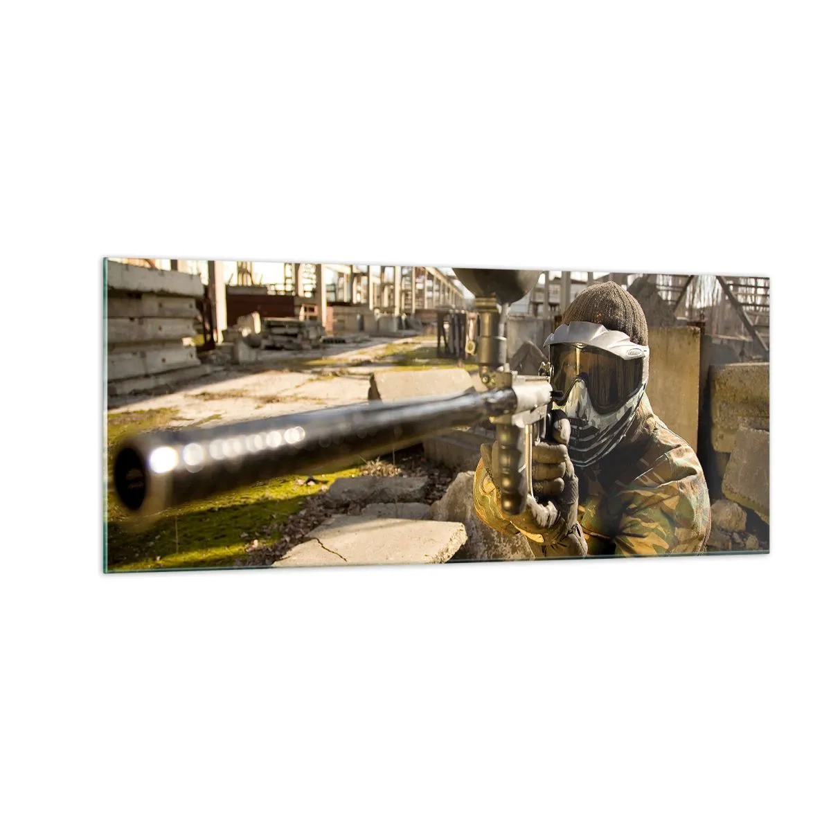 Impression sur verre - Image sur verre - Et vous pouvez devenir un héros - 100x40 cm