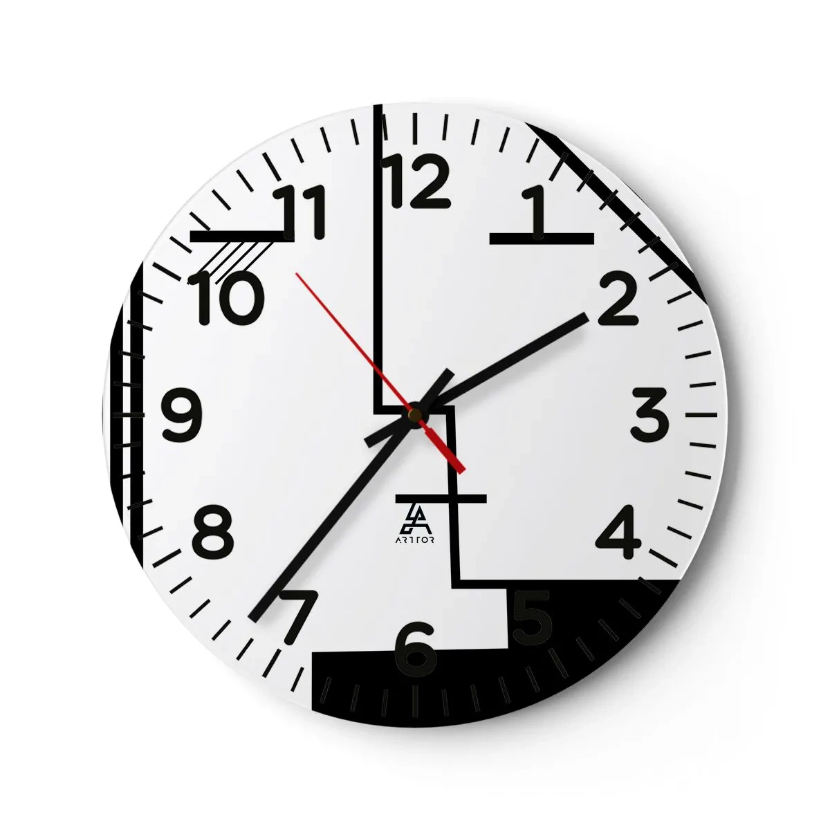 Horloge murale - Pendule murale - Juste un baiser - 30x30 cm