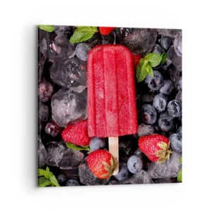 Impression sur toile - Image sur toile - Le goût d’un été chaud - 70x70 cm