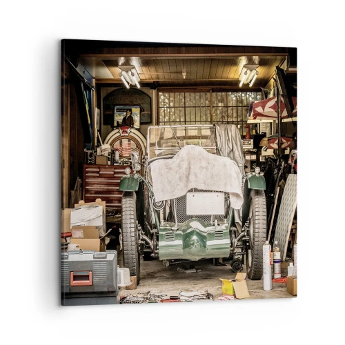 Impression sur toile - Image sur toile - Retour vers le passé - 50x50 cm