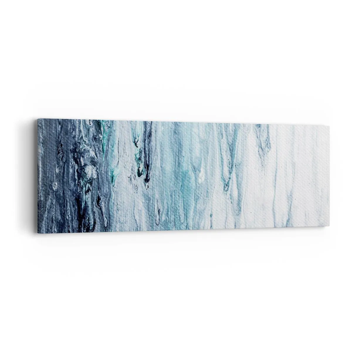 Impression sur toile - Image sur toile - Une glace bleue - 90x30 cm