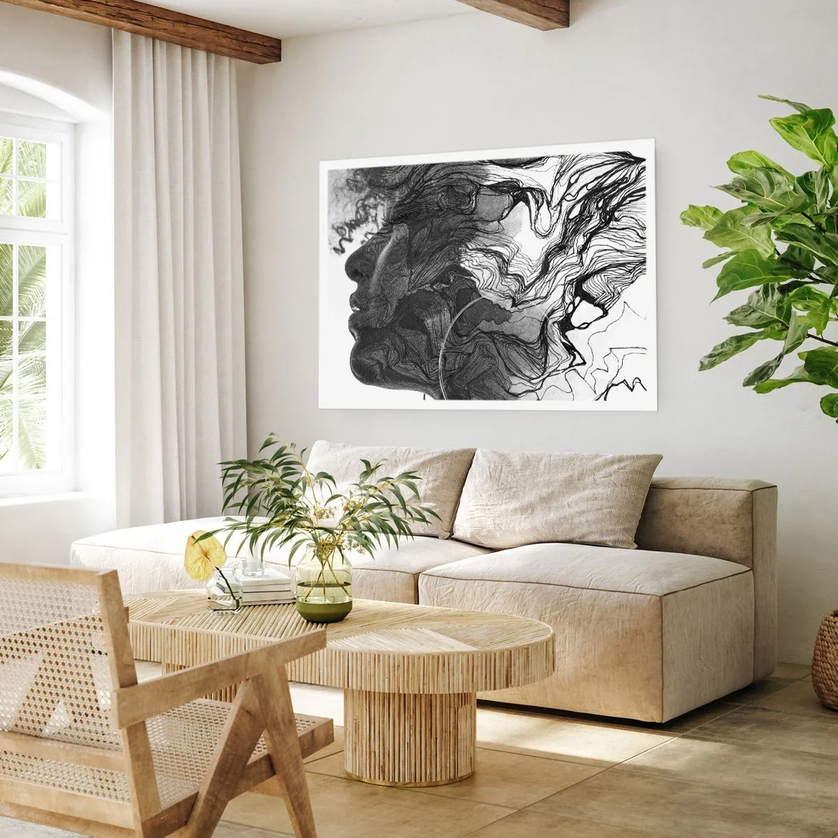 Affiche - Poster - Emmêlé dans les rêves - 91x61 cm