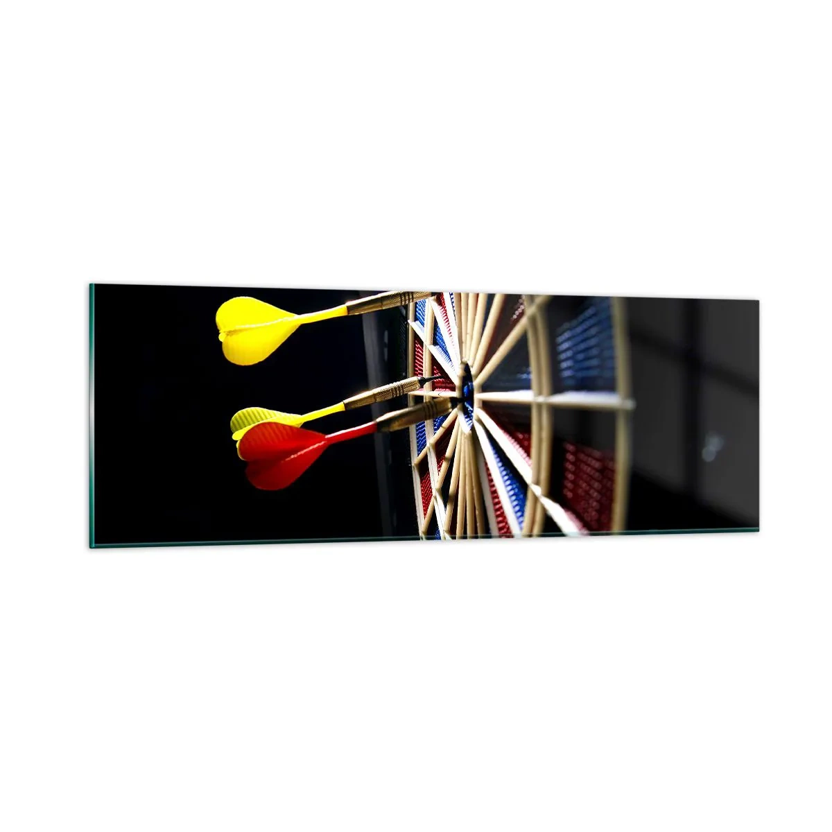 Impression sur verre - Image sur verre - Droit au but - 90x30 cm