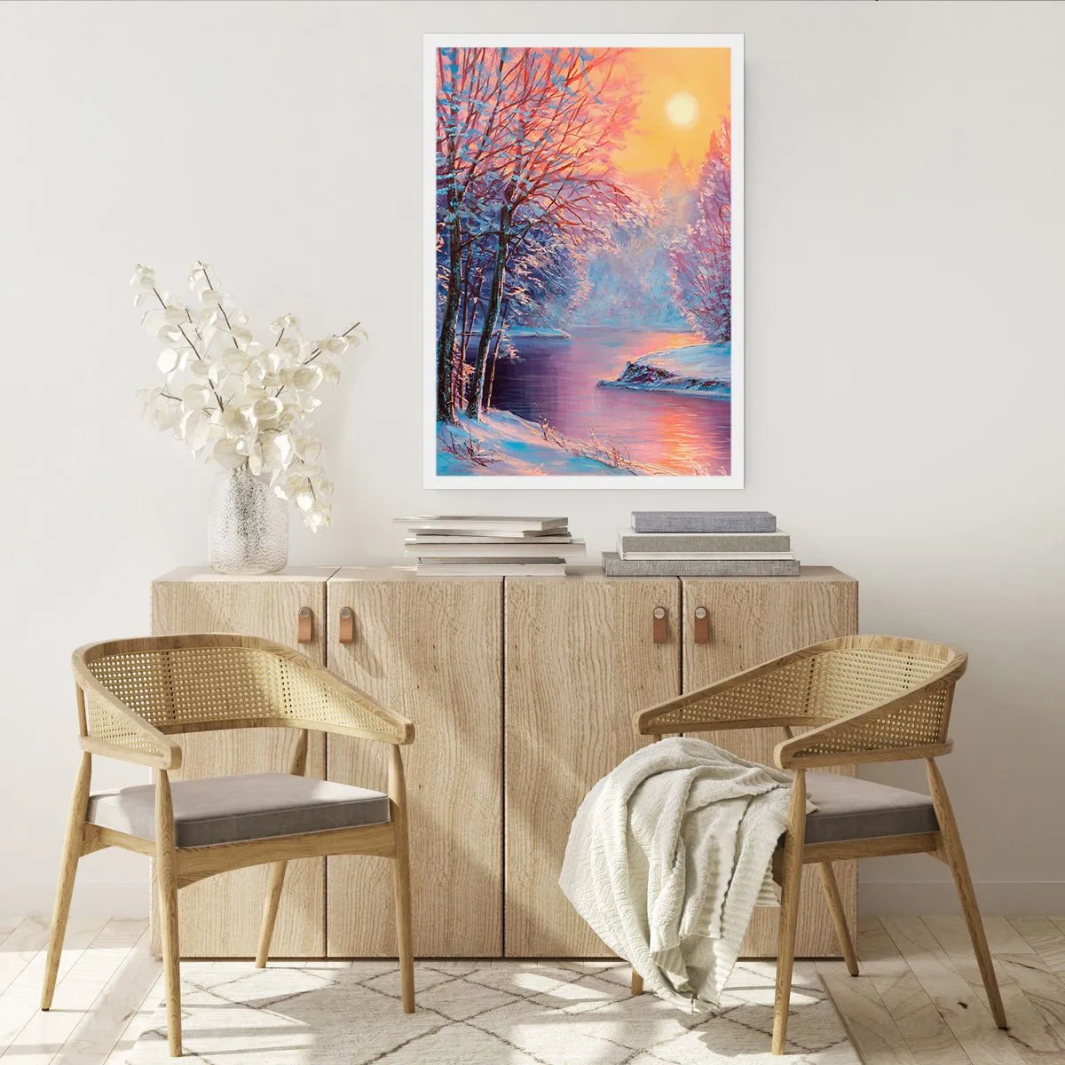 Affiche - Poster - Couleurs d'hiver - 70x100 cm
