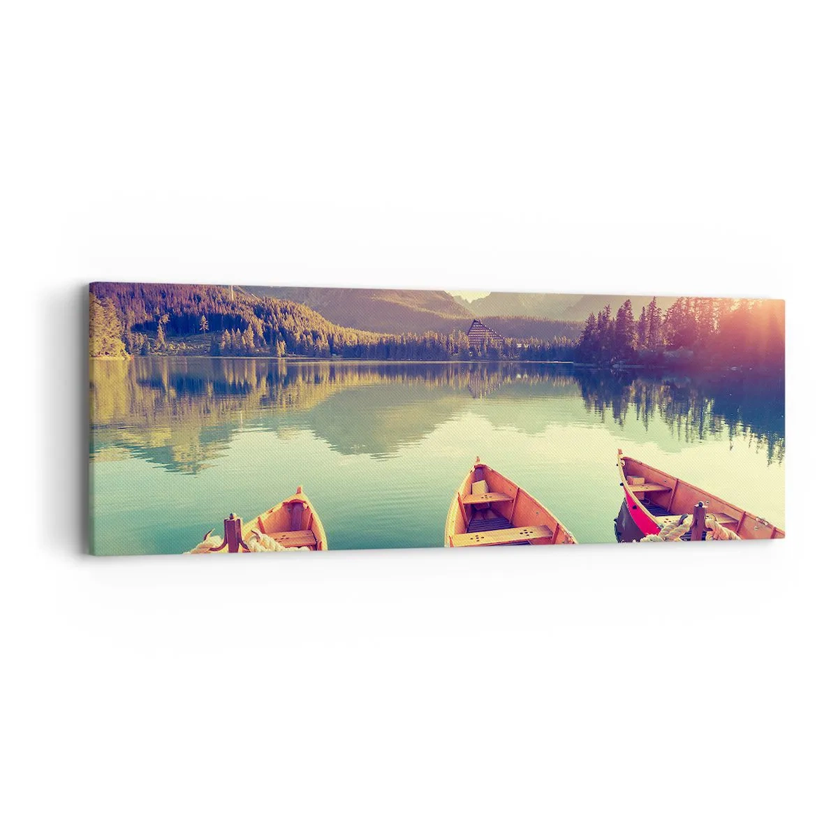 Impression sur toile - Image sur toile - Vivre selon ses règles - 90x30 cm