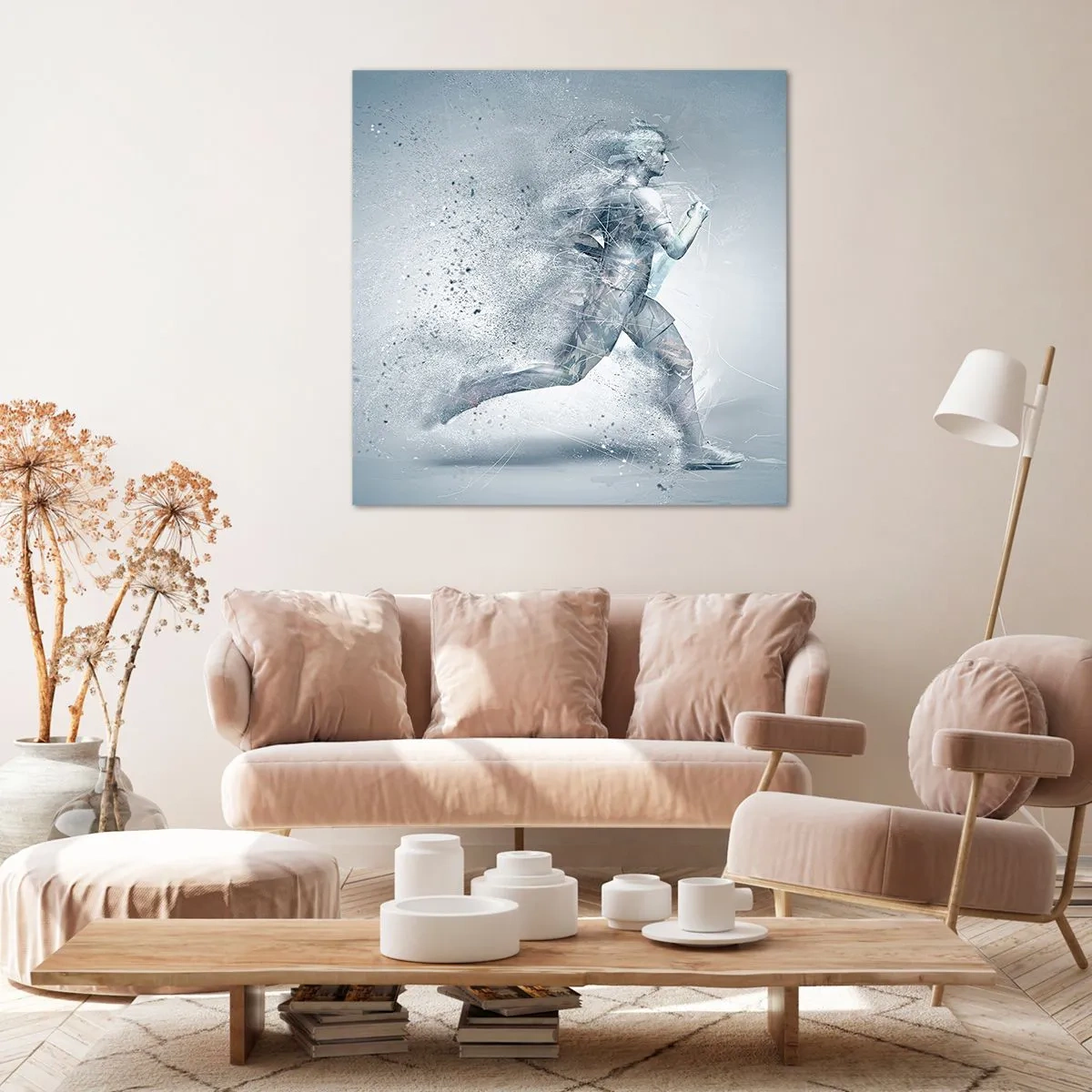 Impression sur toile - Image sur toile - Une énergie cristalline - 60x60 cm