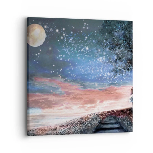 Impression sur toile - Image sur toile - Spectacle étoilé - 30x30 cm