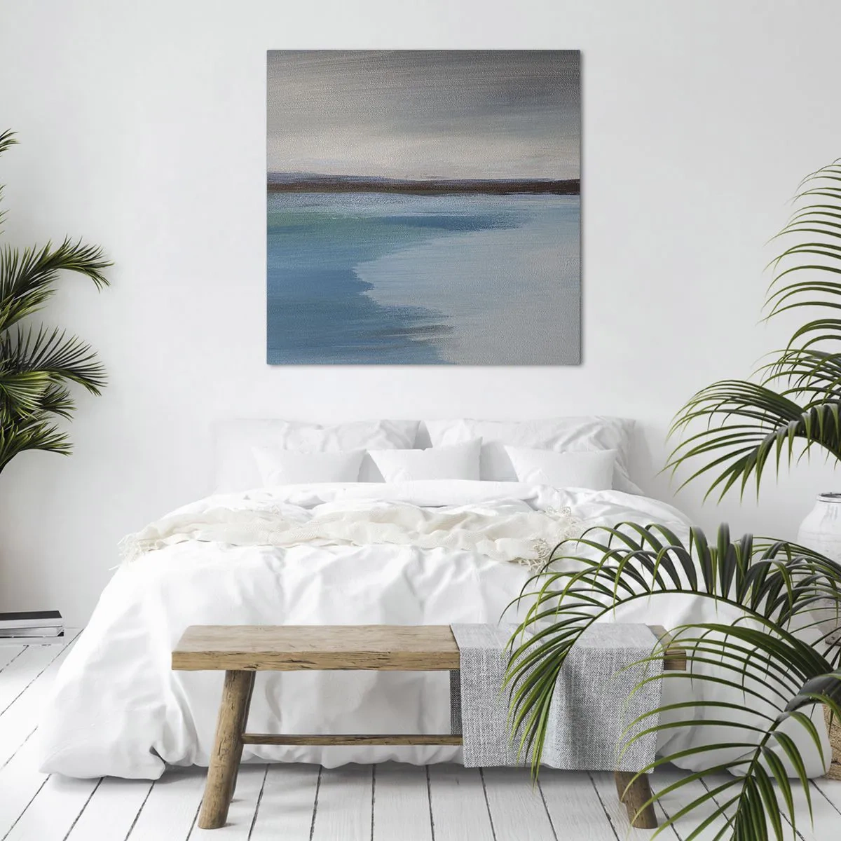 Impression sur toile - Image sur toile - Paysage horizontal - 30x30 cm