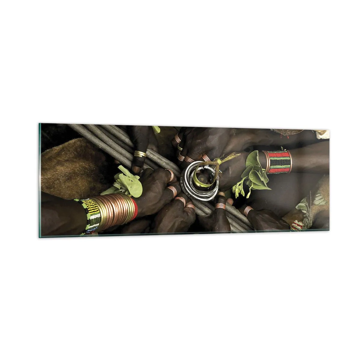 Impression sur verre - Image sur verre - Nous sommes ensemble - 90x30 cm