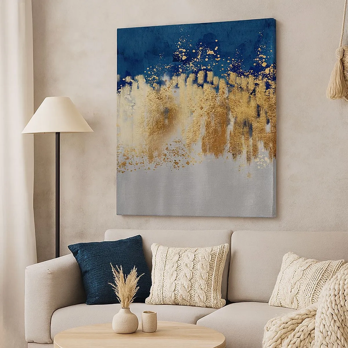 Impression sur toile - Image sur toile - Une composition moderne et pétillante - 30x30 cm