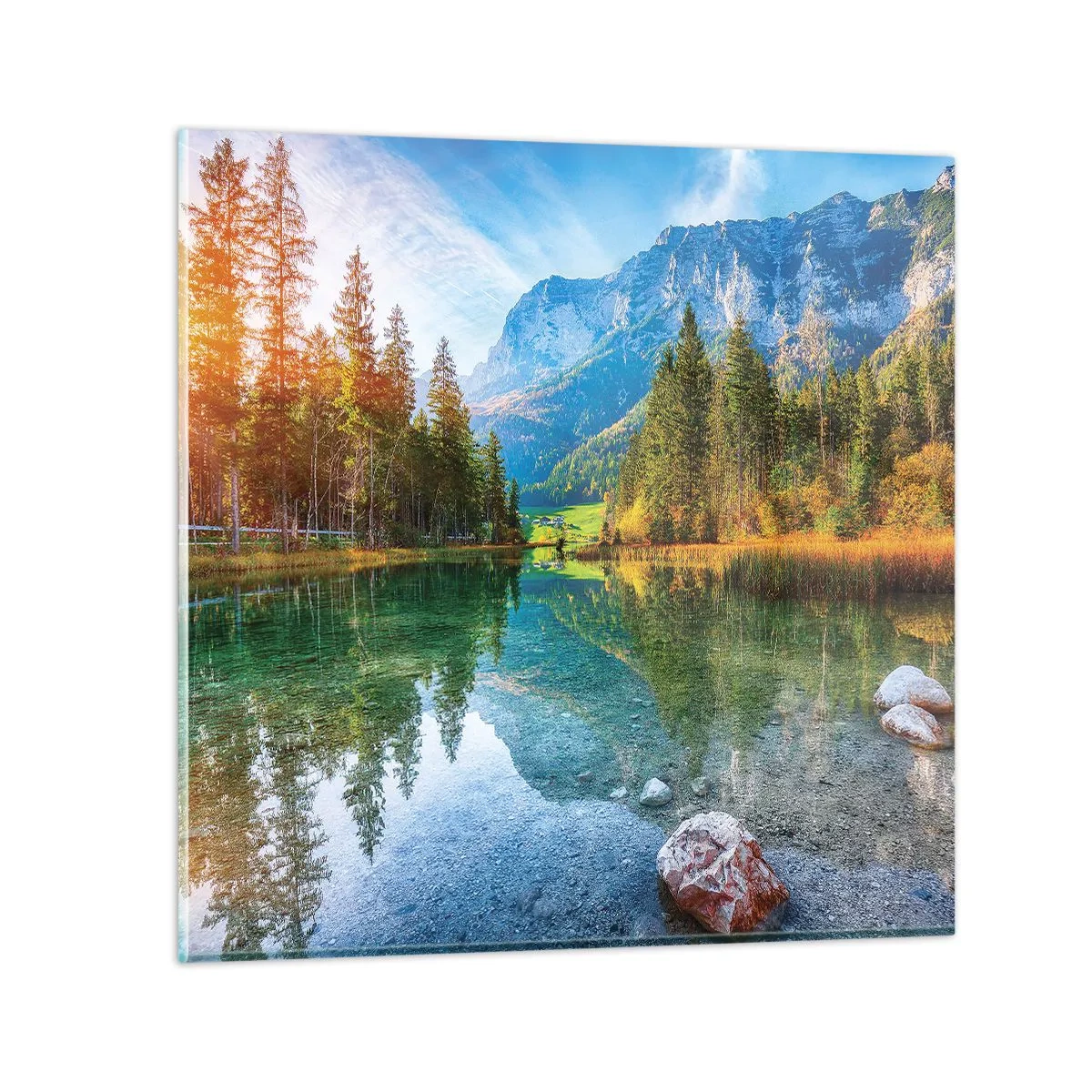 Impression sur verre - Image sur verre - Douceur automnale - 60x60 cm